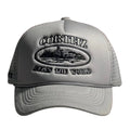 Cortiez Classic Oval Ship Logo Trucker Hat - Grey
