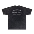 Gallery Dept T Shirts Tee Shirt Washed and Worn Short Sleeve T-shirt Blouse