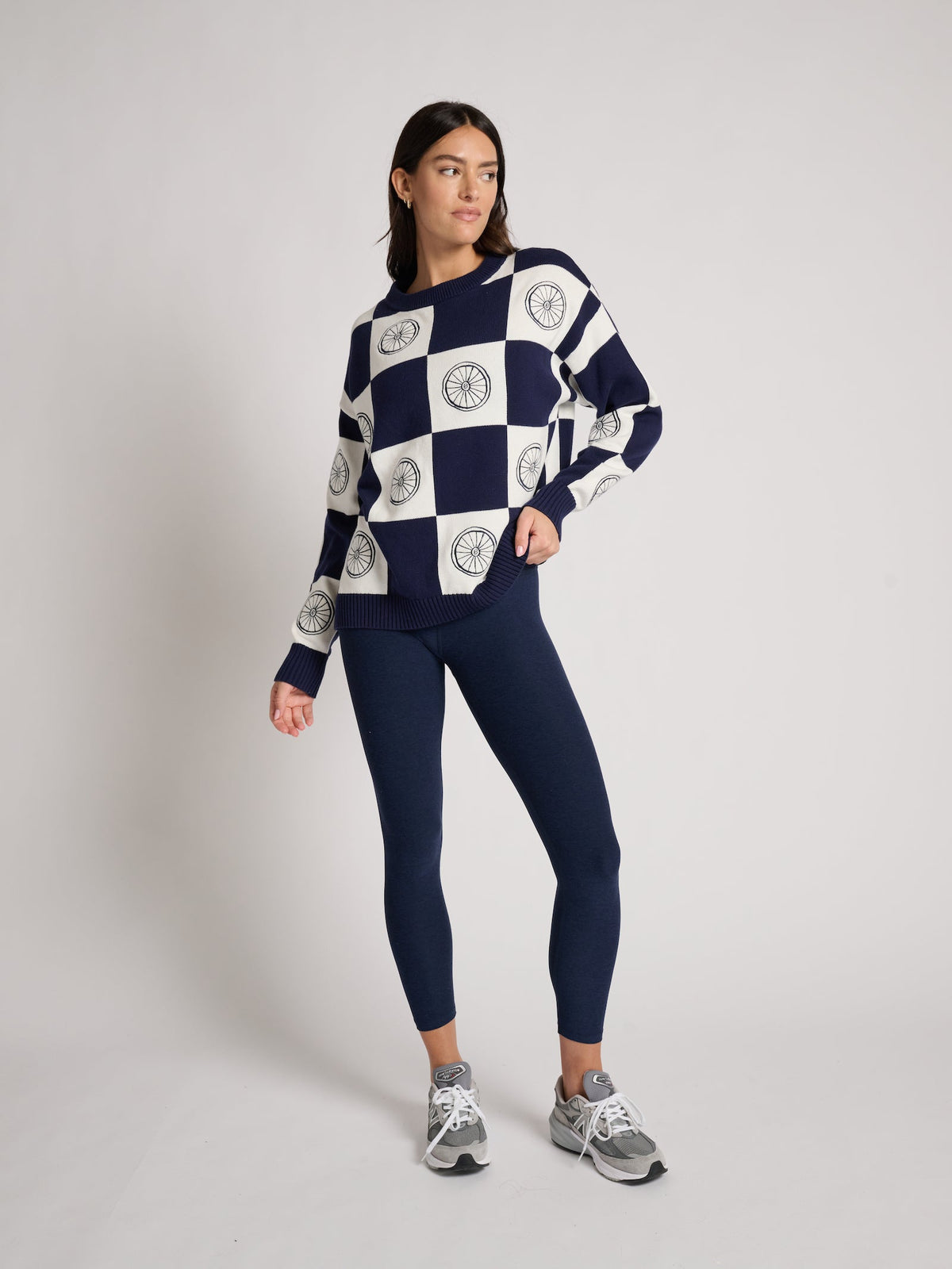 Riley Crewneck wheel Sweater