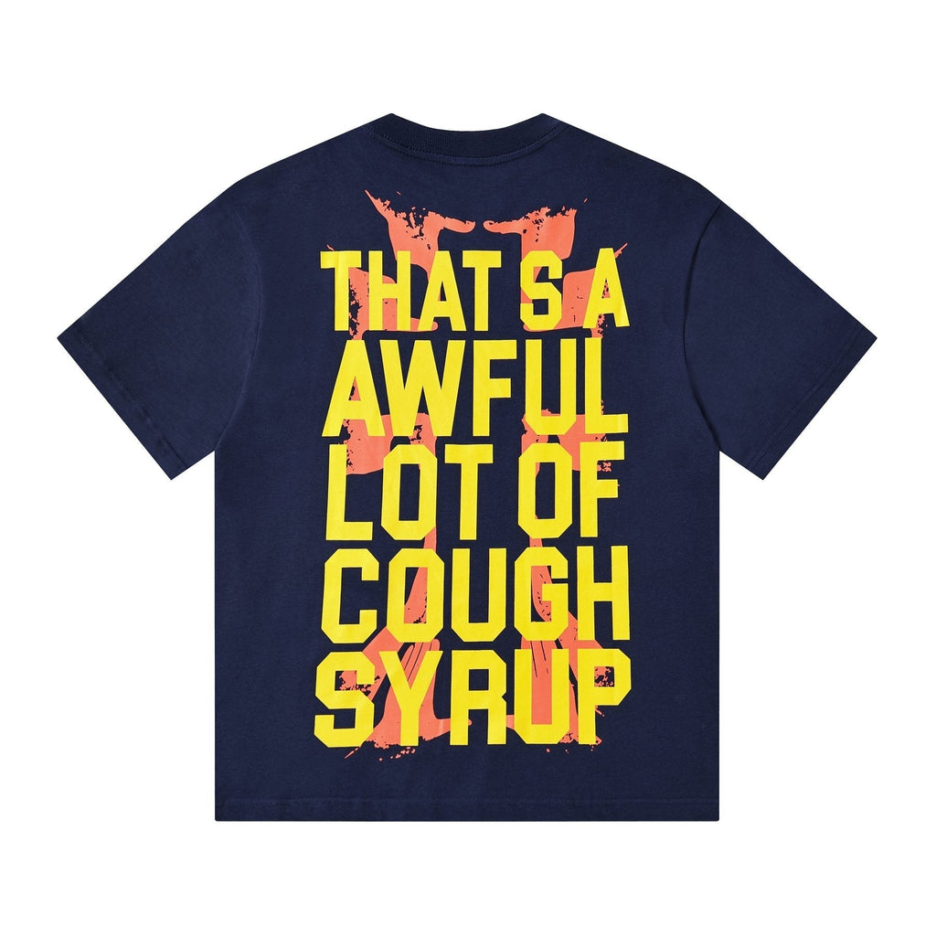 THAT'S A AWFUL LOT OF COUGH SYRUP Cross Graphic Short-Sleeve T-Shirt