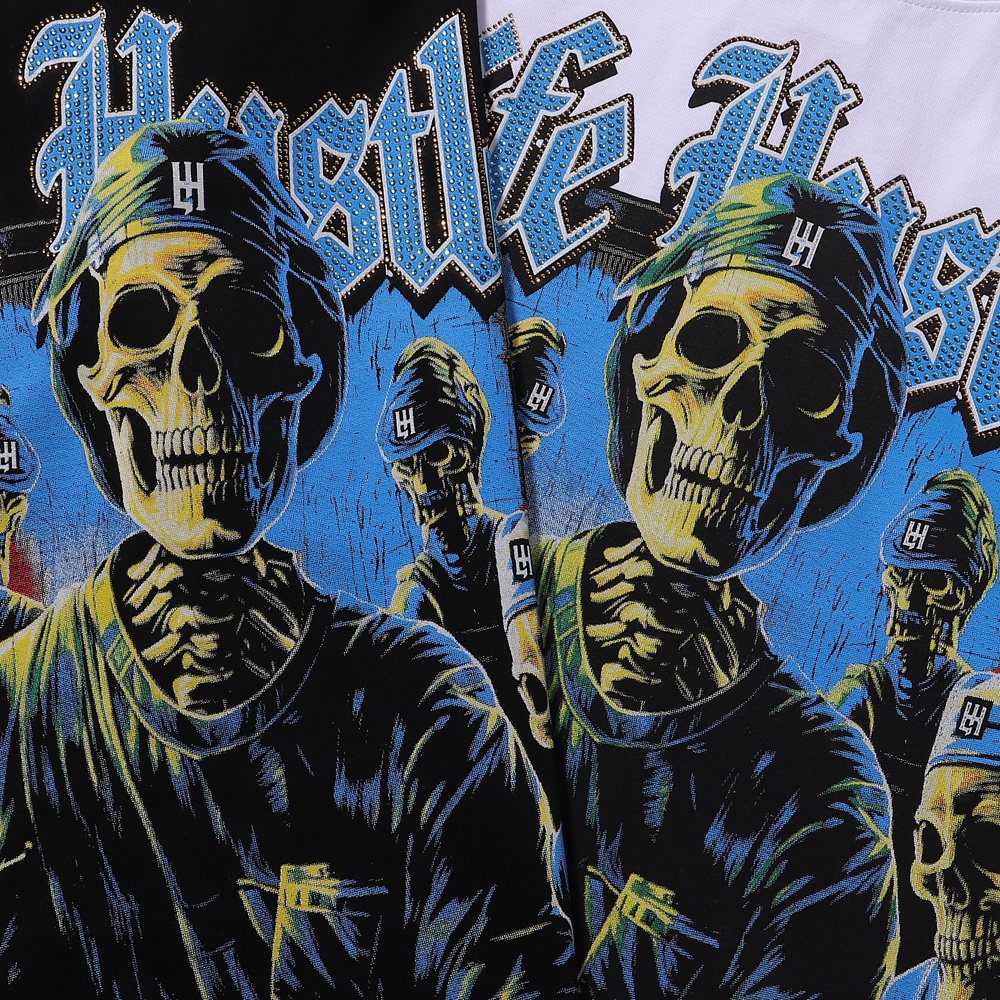 Life Hustlere Skull Doctor Graphic T-Shirt