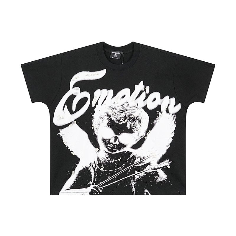 MIXED EMOTION Angel Graphic T-Shirt