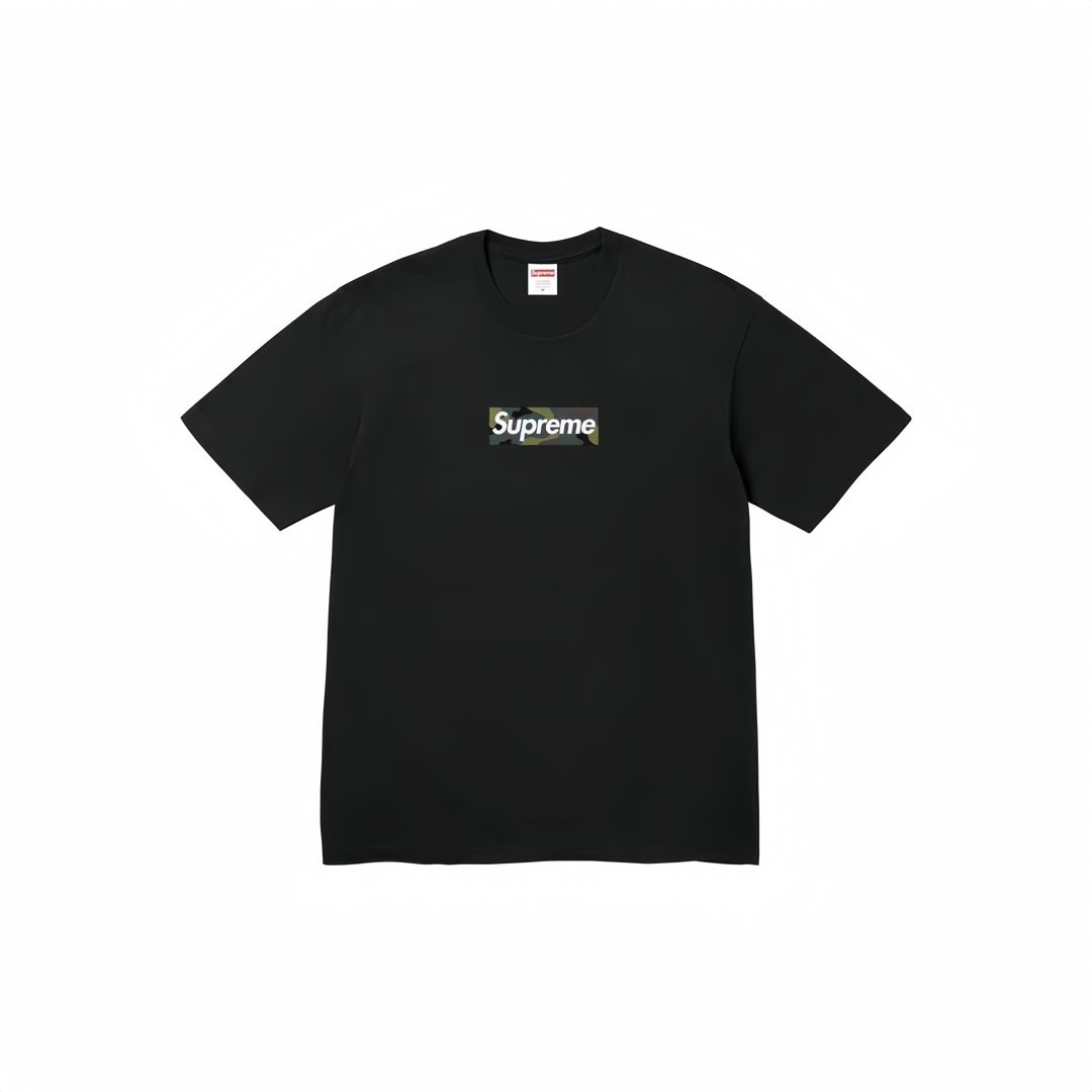 Supreme Camo Box Logo Short-Sleeve T-Shirt