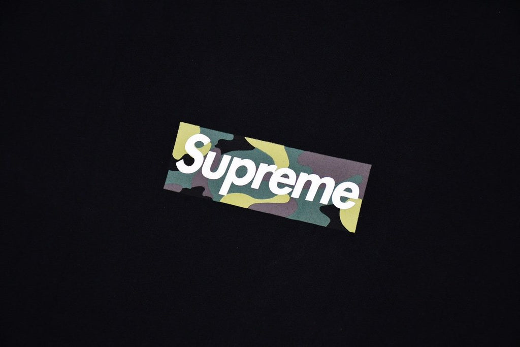 Supreme Camo Box Logo Short-Sleeve T-Shirt