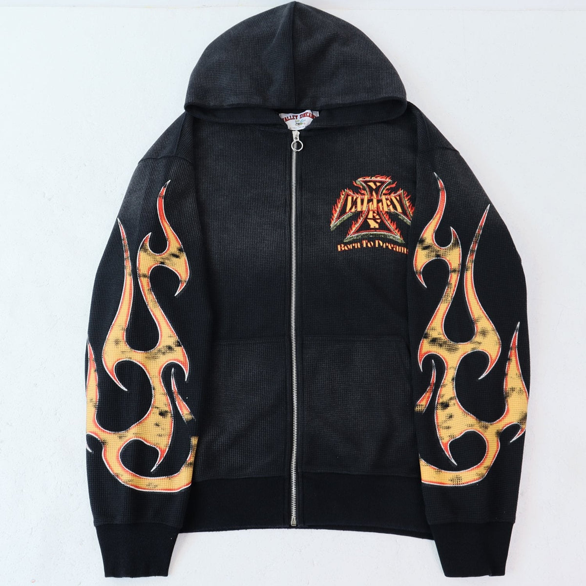 Valley Dreams Death or Glory Flame Zip Hoodie
