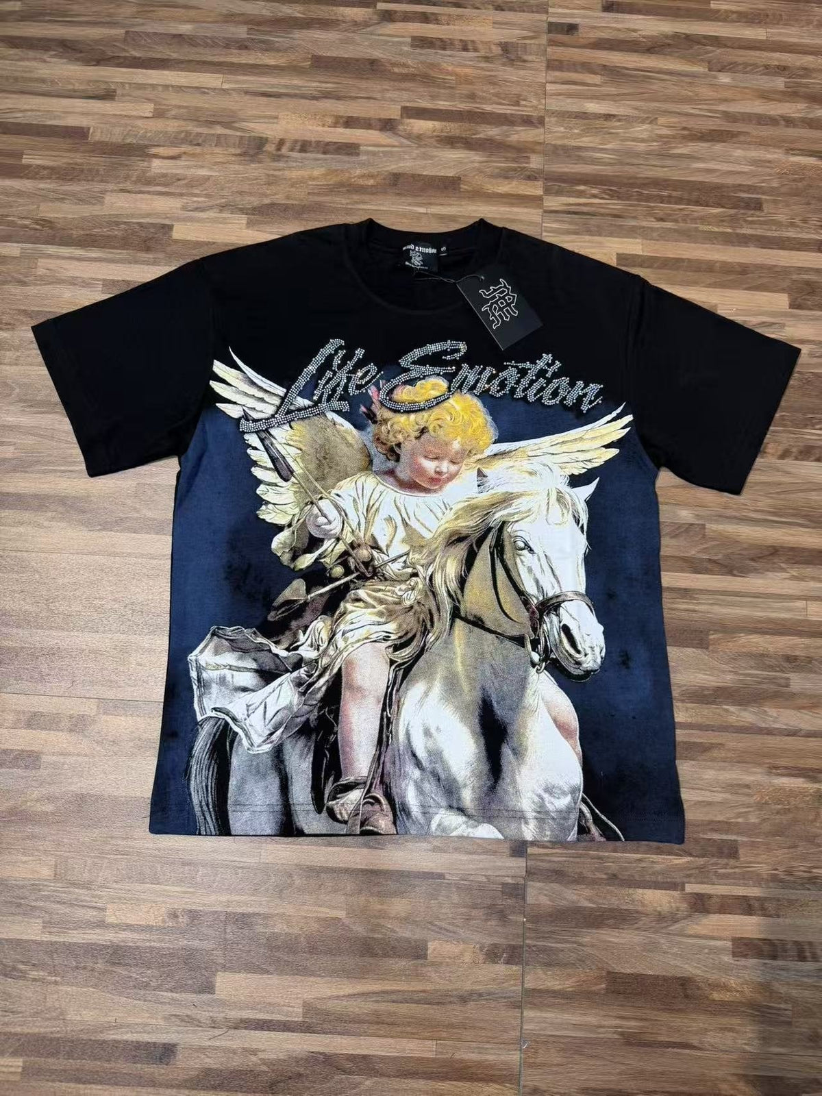 MIXED EMOTION Angel Horse Graphic T-Shirt