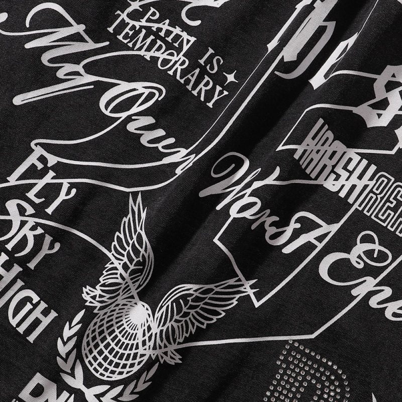 R3BEL Fearlessness Gothic Graphic T-Shirt