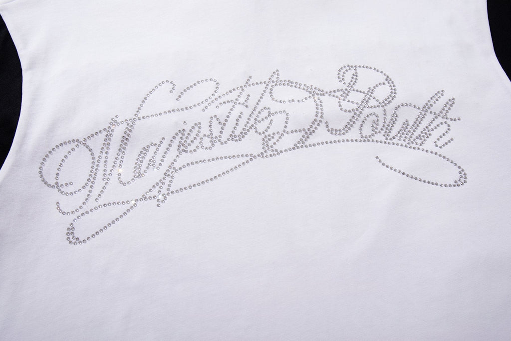 MAJESTIK Car Graphic Zip-Front Short-Sleeve T-Shirt