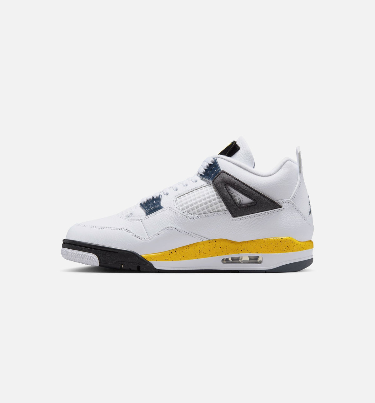 Air Jordan 4 Retro Rare Air Tour Yellow Men's Lifestyle Shoe – White/Dark Blue Grey/Black/Tour Yellow