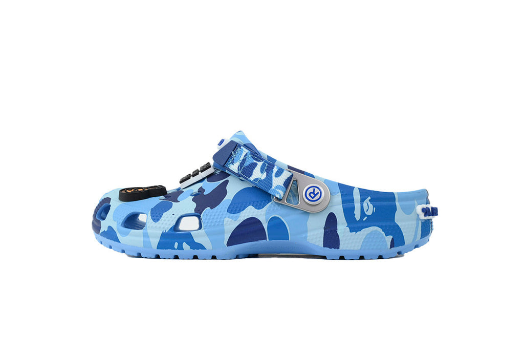 Crocs Classic Clog A Bathing Ape ABC Camo Blue 209627-4TB
