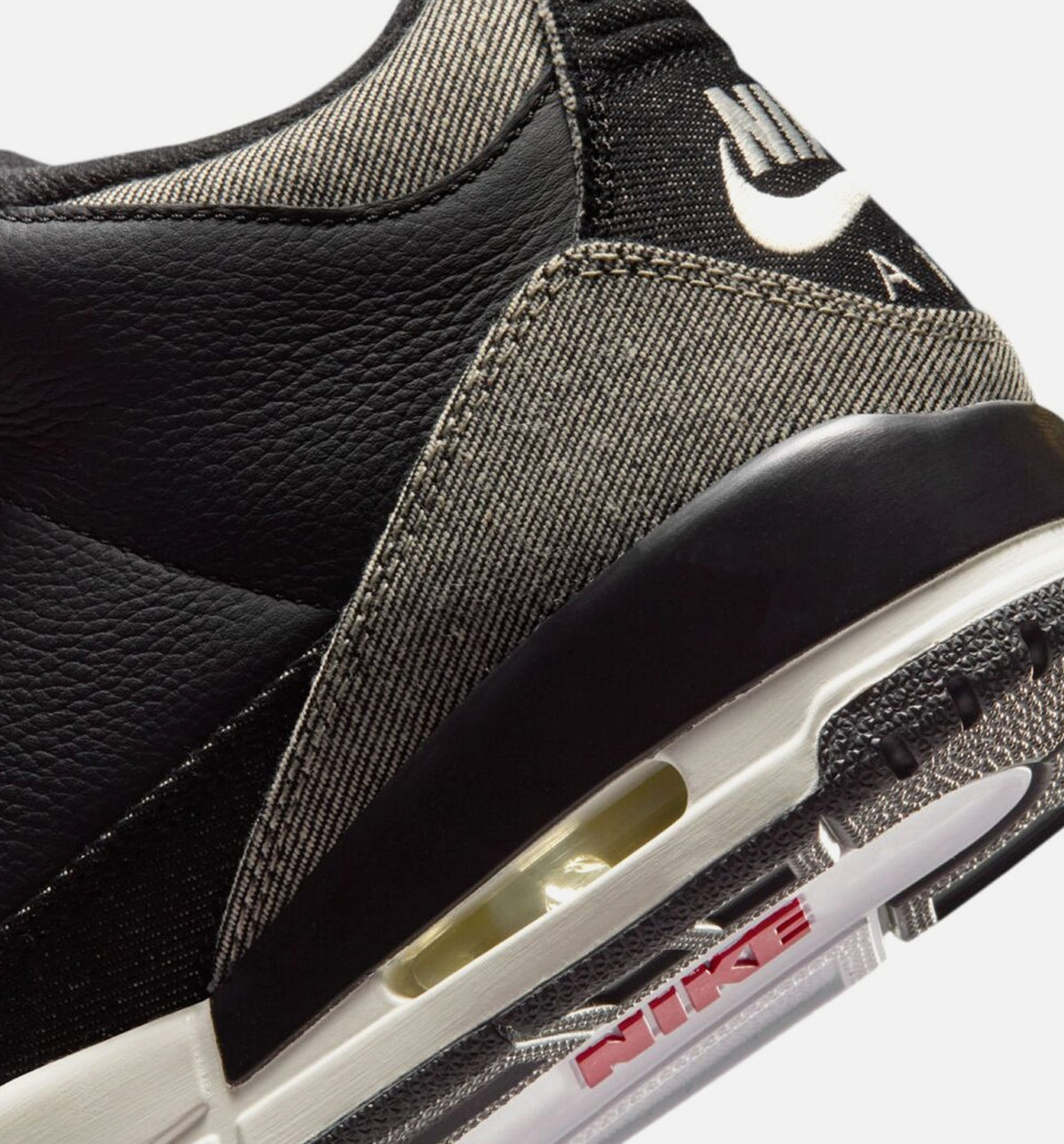 Air Jordan 3 x Levi's Men's Sneakers - Denim / Black / Gym Red
