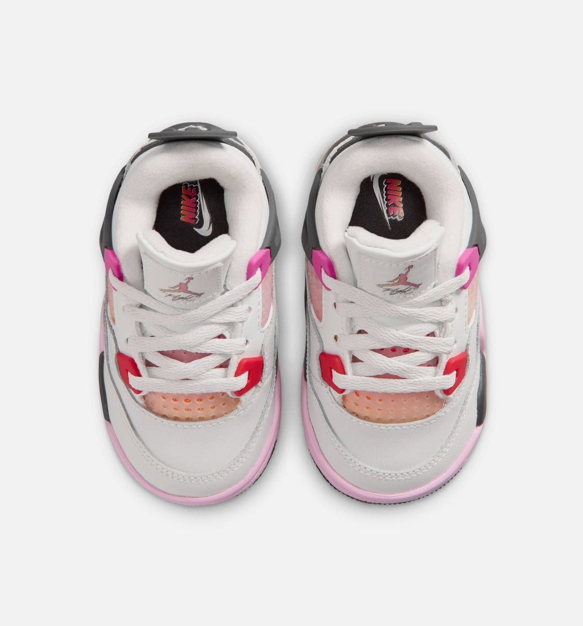 Air Jordan 4 Retro Comic | Infant/Toddler Lifestyle Shoe | Sail/Fierce Pink/Smoke Grey