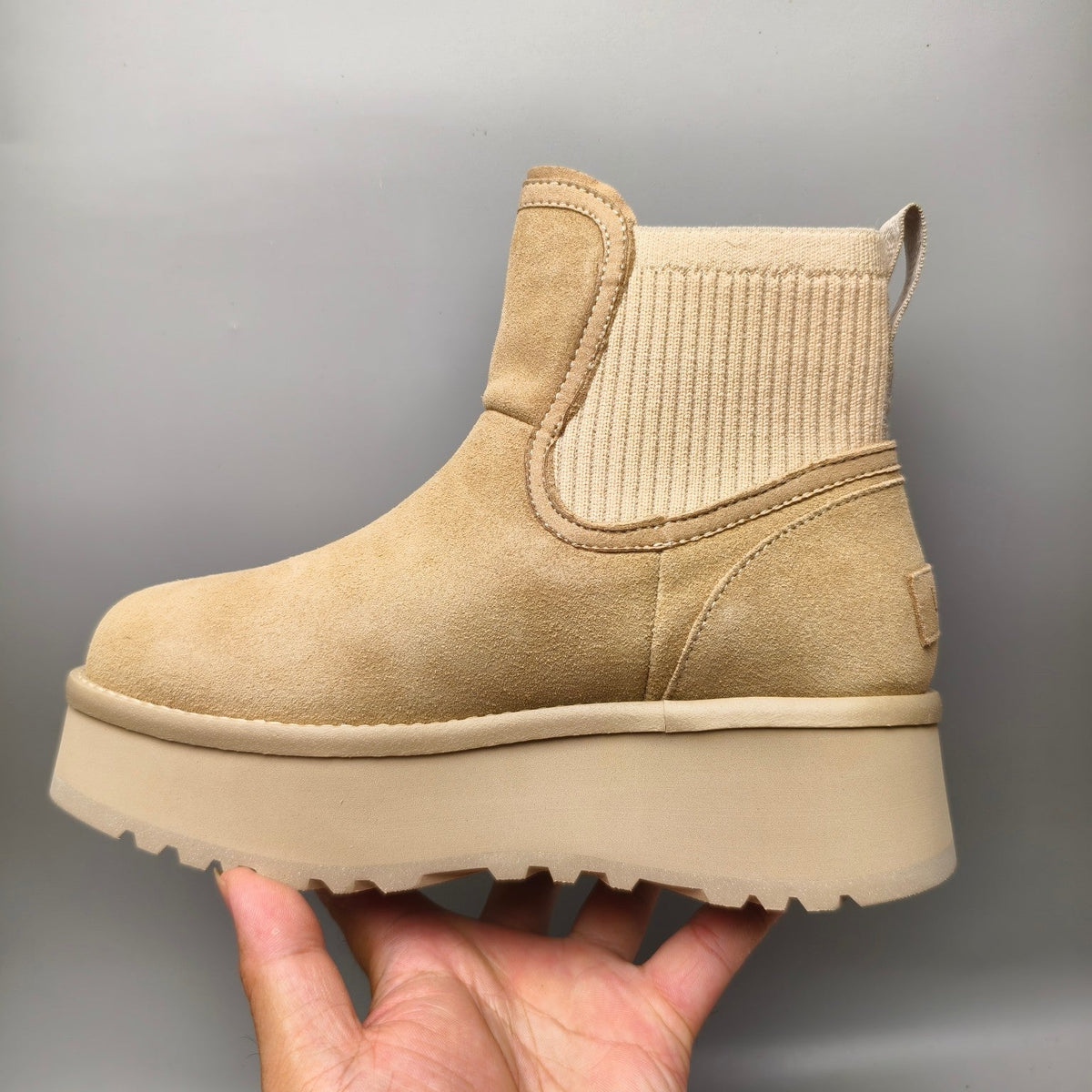 Sand 5cm Chunky Platform Fashion Sneakers — New Arrival | In Stock