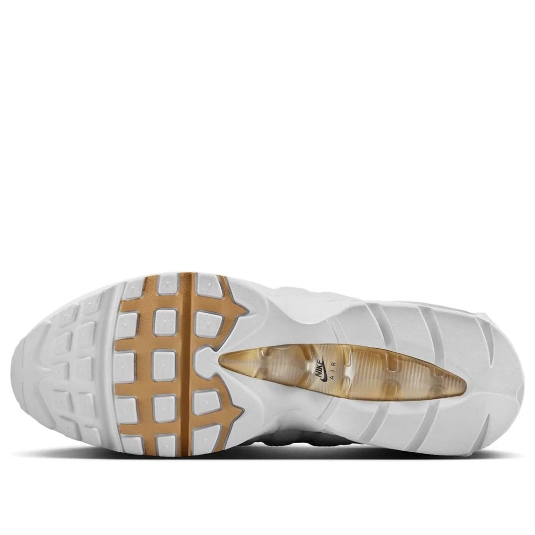 Men's Nike Air Max 95 OG White/Metallic Gold-Black (IB1667 101)