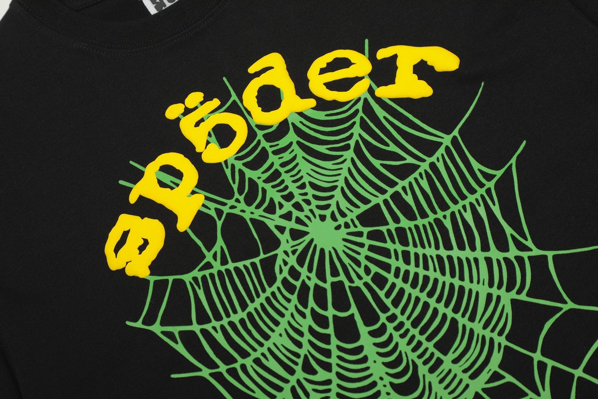 Sp5der Spiderweb Graphic Short-Sleeve T-Shirt