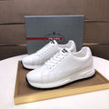 Prada White Low-Top Sneakers