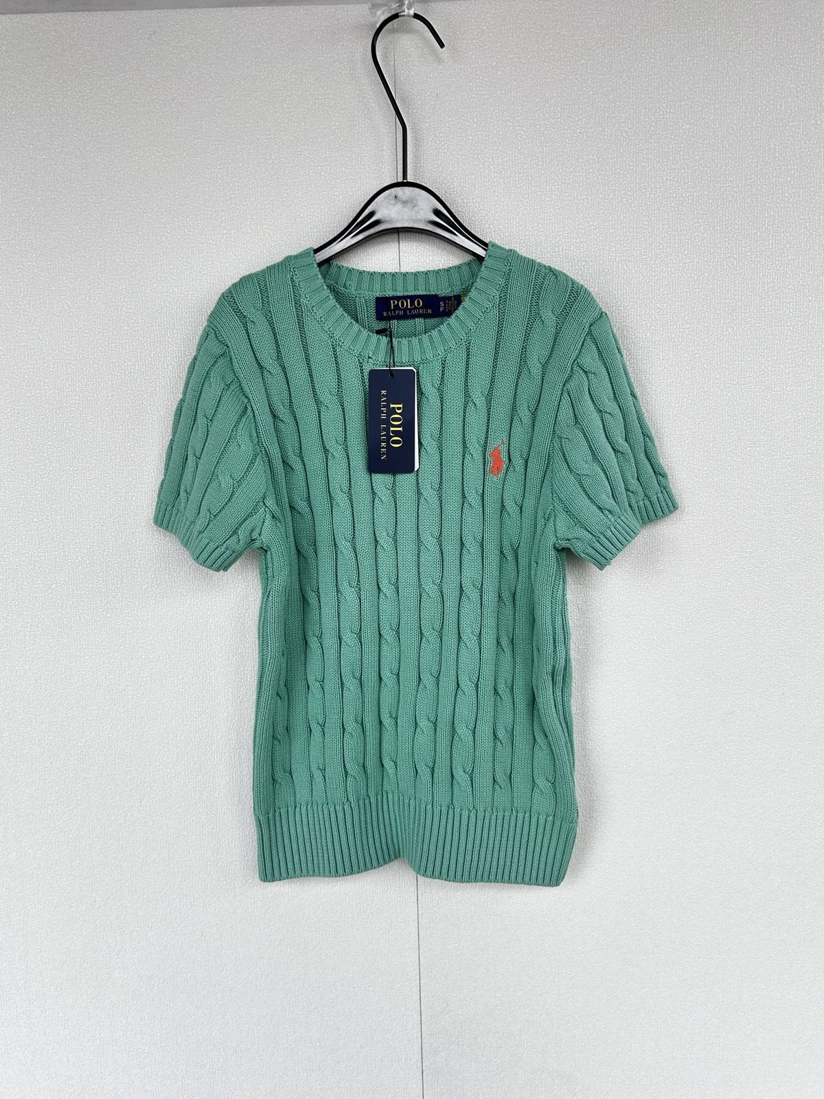 Ralph Lauren Women's Cable-Knit Short-Sleeve Top