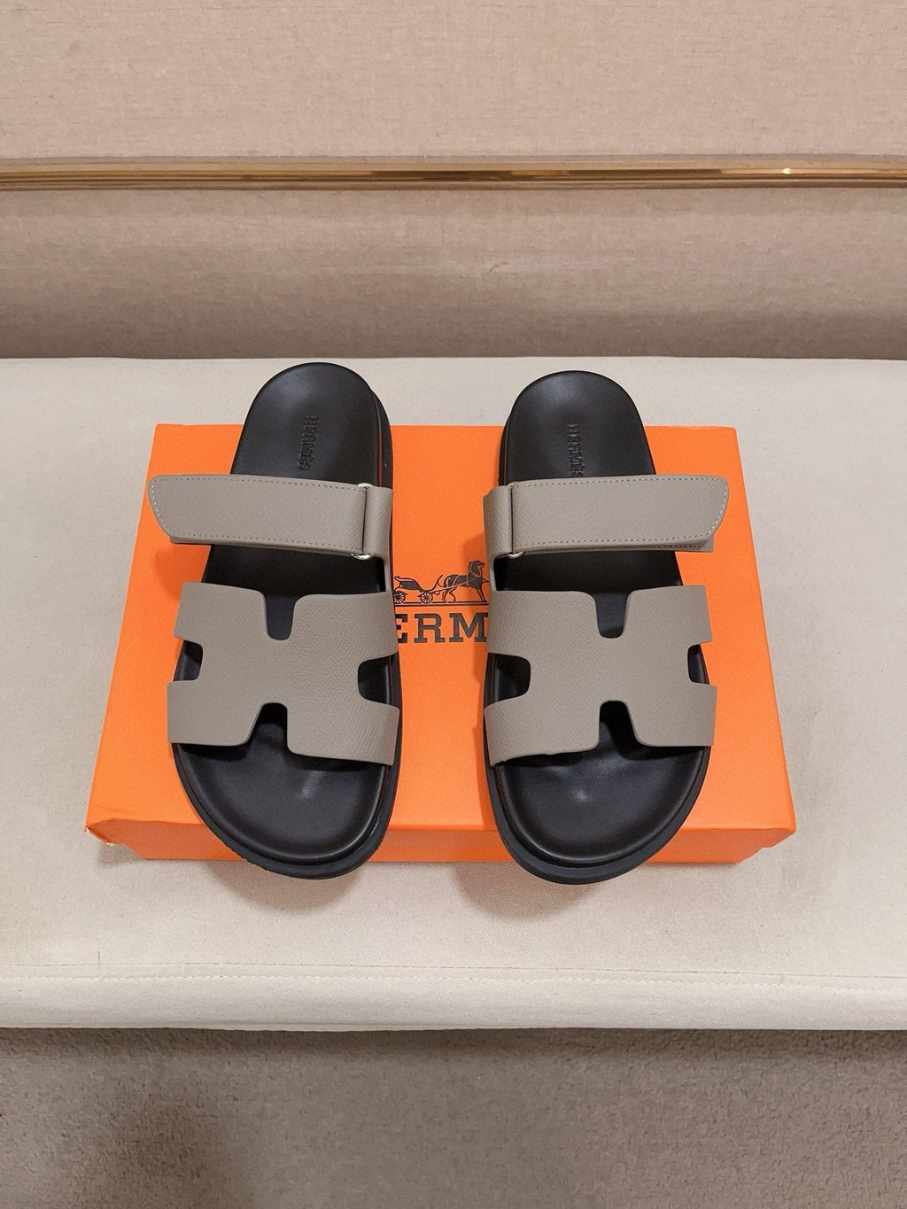 Hermès H-Cutout Slide Sandals
