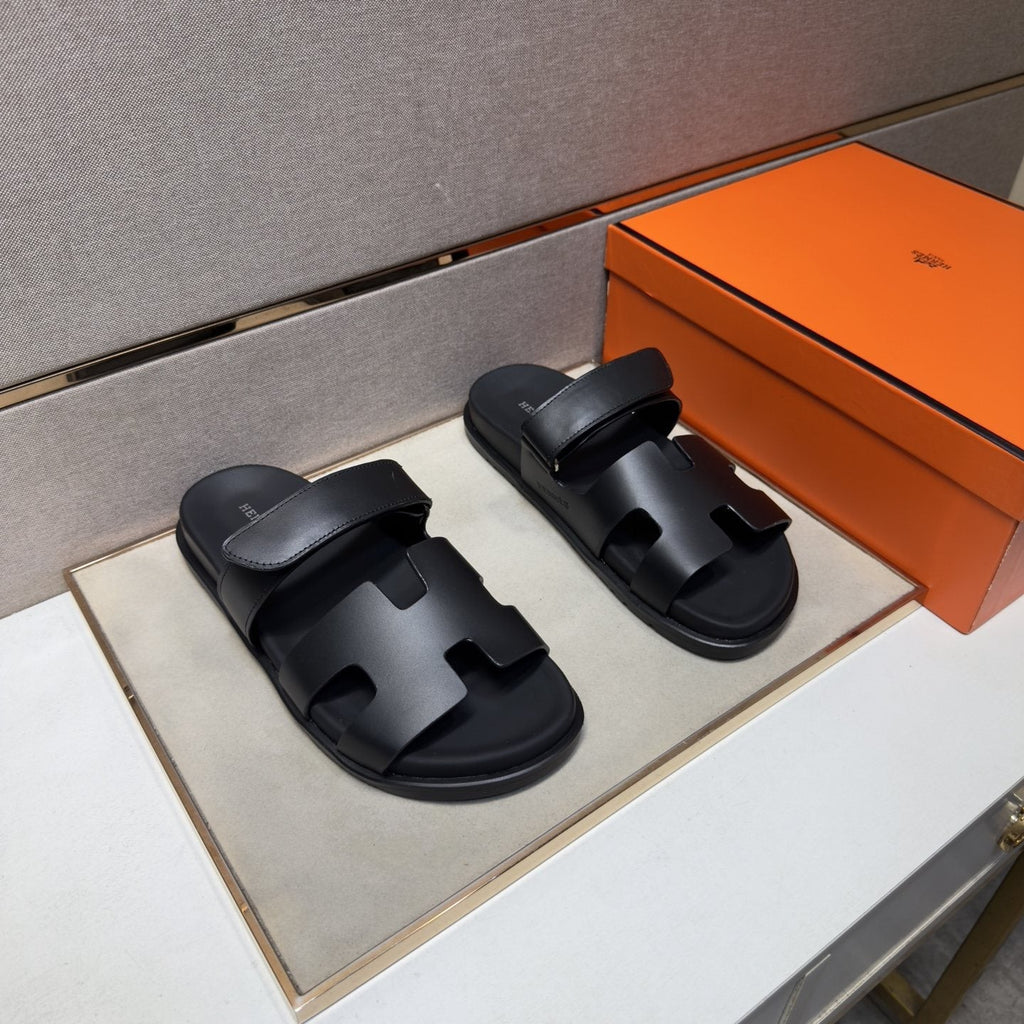 Hermès H-Cutout Open-Toe Sandals