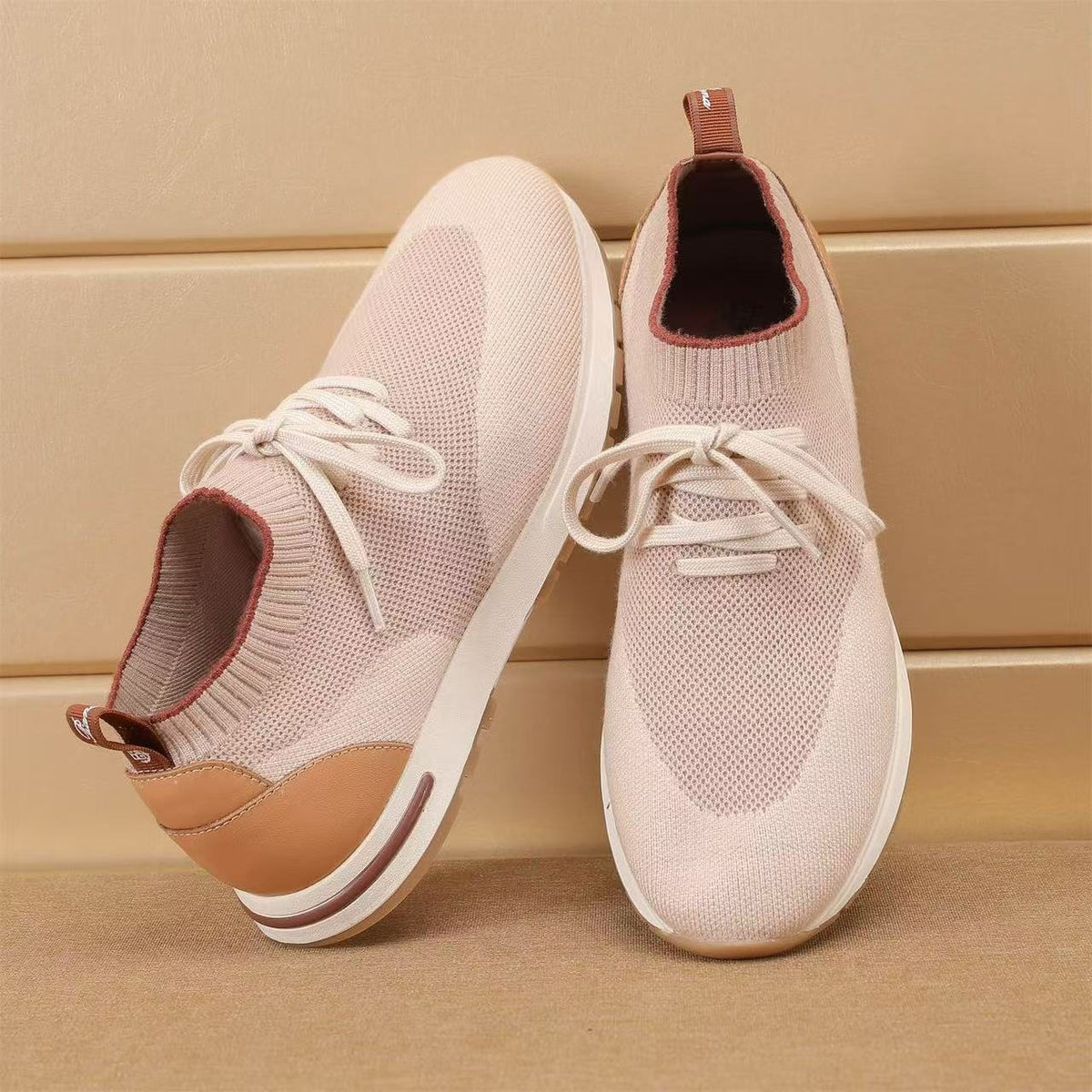 Loro Piana Men's Flexy Walk Knit Sneakers