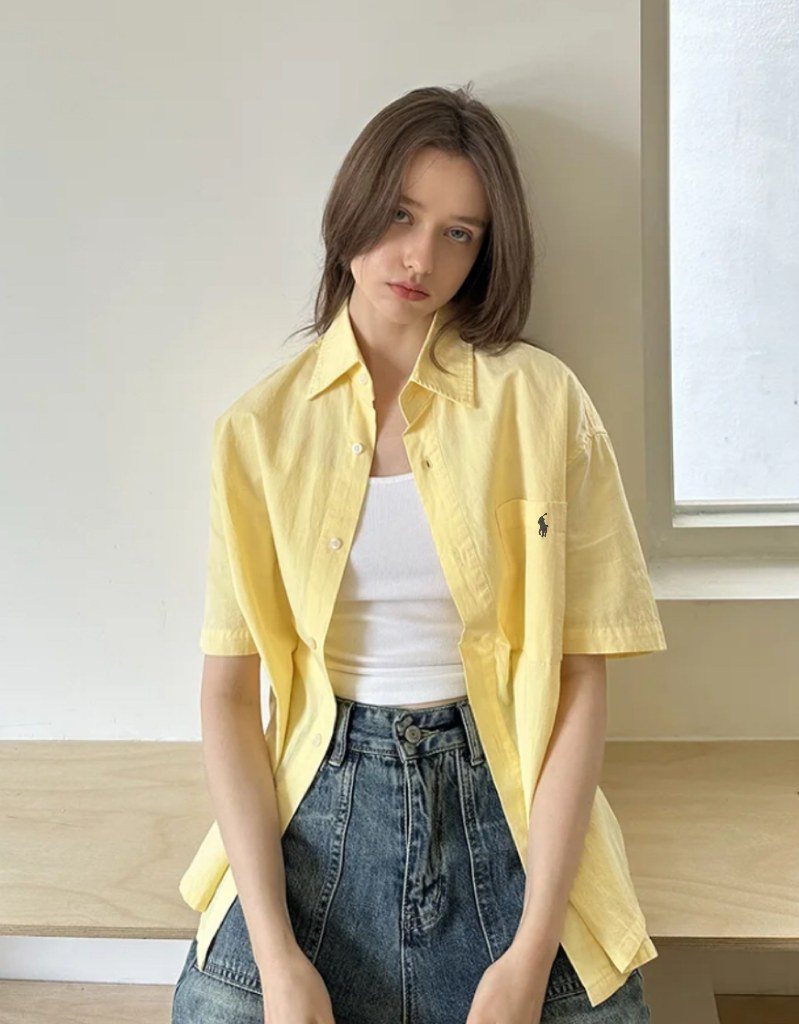 Ralph Lauren Camp Collar Pocket Shirt